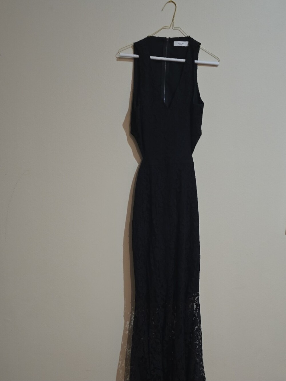 ALI & JAY Black Lace V-Neck Maxi Dress